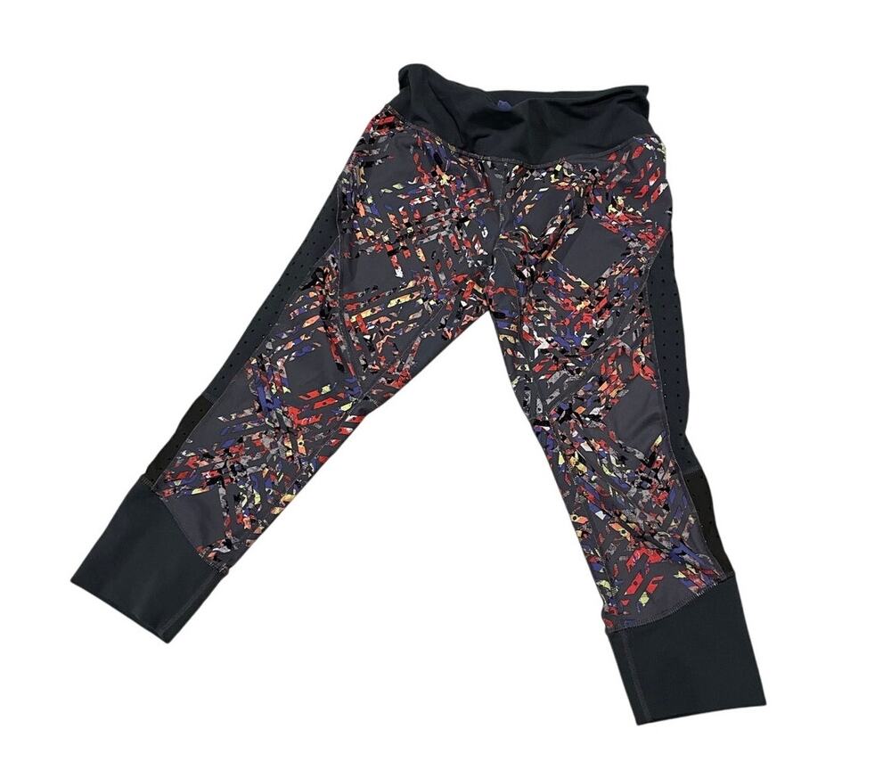 Zella patterned gray leggings size small